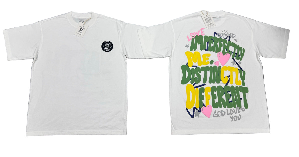 Imperfect Me™ Distinctly Different Premium Graphic T-Shirt — included bundle item