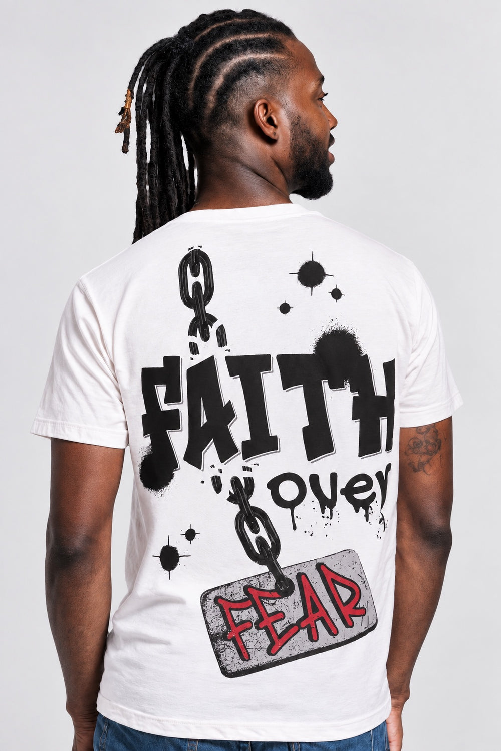 Faith Over Fear™ Premium Heavyweight Graphic T-Shirt