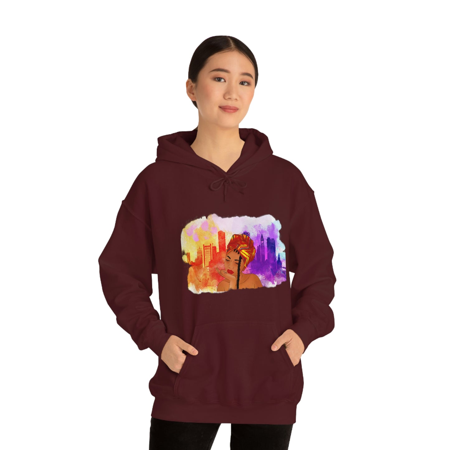 Lady in the City Hooded Sweatshirt
