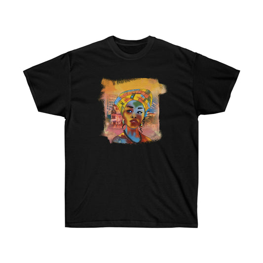 ''Nubian Glance'' - Graphic Short-Sleeve T-Shirt